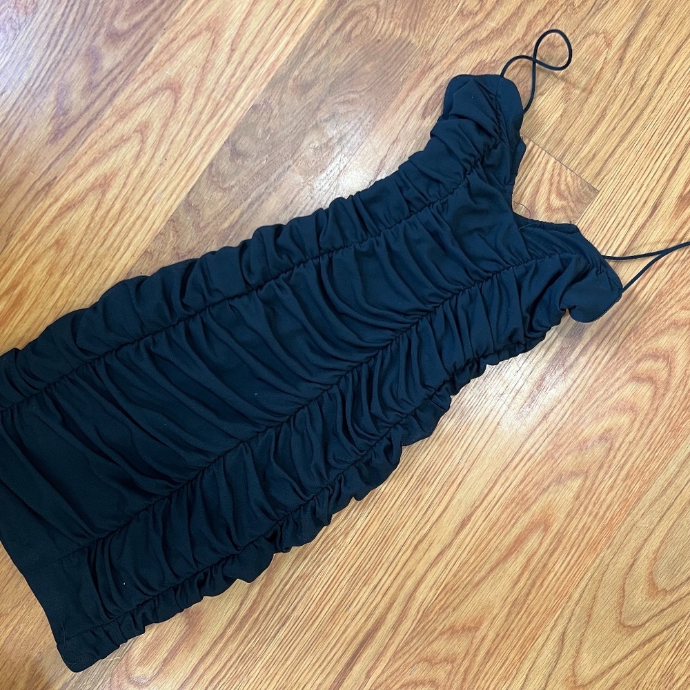 Princess Polly Black Dress Size 0
